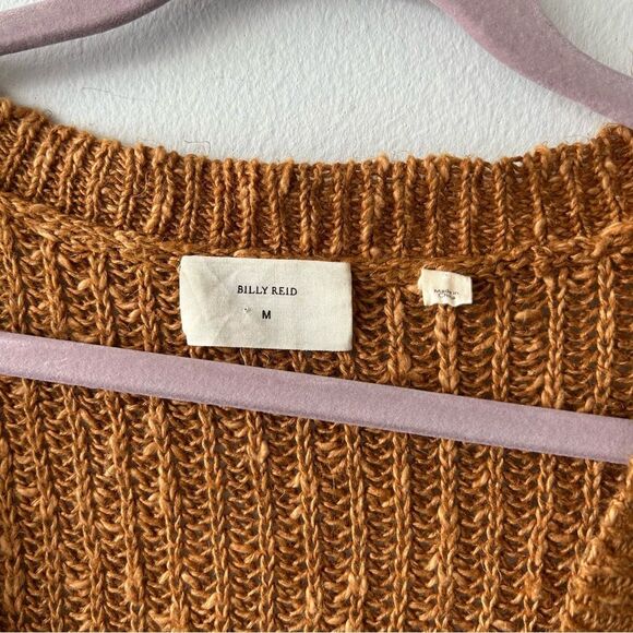 Billy Reid Linen blend Tan V-Neck Vest Sweater - Picture 2 of 6